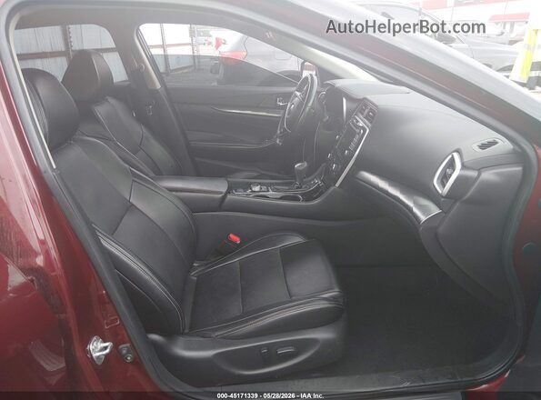 1N4AA6CV4MC513810 2021 NISSAN MAXIMA Maroon Սալոնի դիմացի տեսք