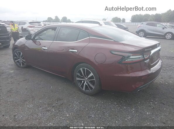 1N4AA6CV4MC513810 2021 NISSAN MAXIMA Maroon Հետևի ձախ