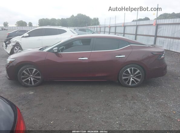 1N4AA6CV4MC513810 2021 NISSAN MAXIMA Maroon Սալոնի 360 աստիճան տեսք
