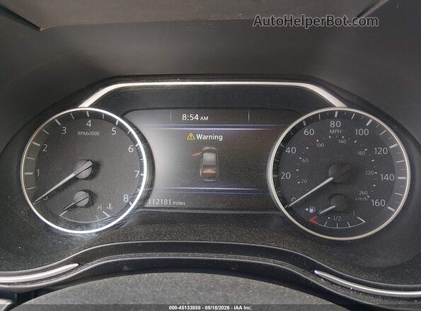 1N4AA6CV7LC366641 2020 NISSAN MAXIMA Gray უკანა სავარძლების ხედი