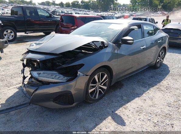 1N4AA6CV7LC366641 2020 NISSAN MAXIMA Gray წინა მარცხენა ხედი სამი მეოთხედიდან