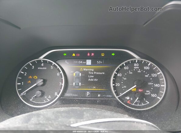 1N4AA6CV7LC369216 2020 NISSAN MAXIMA Black Հետևի նստատեղերի տեսք