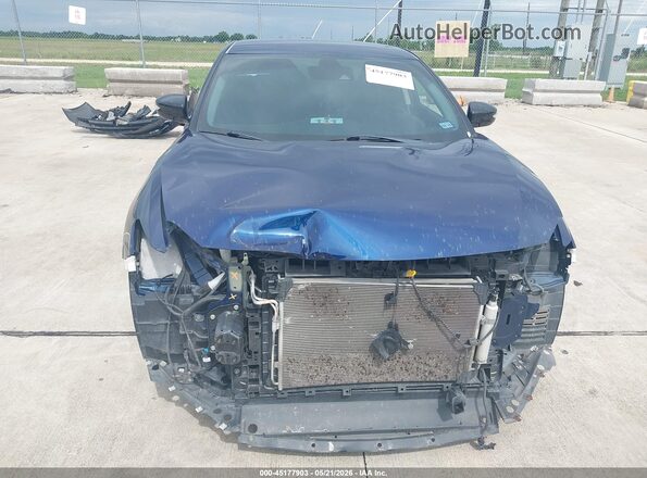 1N4AA6CV9MC502754 2021 NISSAN MAXIMA Blue Widok zestawu wskaźników