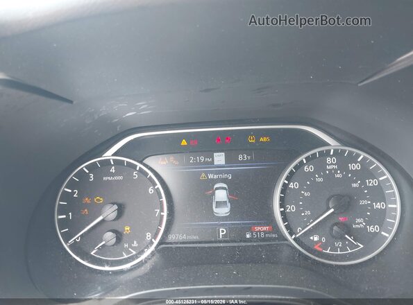 1N4AA6DV1LC384860 2020 NISSAN MAXIMA Серебряный Вид задних сидений