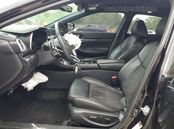 1N4AA6EV1PC512213 2023 NISSAN MAXIMA Black Widok wnętrza z przodu
