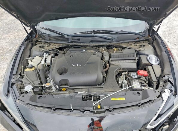 1N4AA6EV1PC512213 2023 NISSAN MAXIMA Black Widok wnętrza z tyłu
