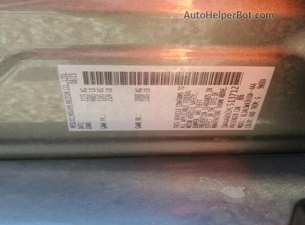 1N4AA6EV2PC513712 2023 NISSAN MAXIMA Gray Engine compartment view