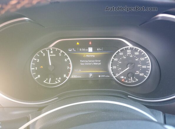 1N4AA6EV2PC513712 2023 NISSAN MAXIMA Gray Instrument cluster view