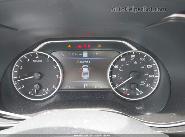 1N4AA6EV4NC503583 2022 NISSAN MAXIMA White Rear seats view