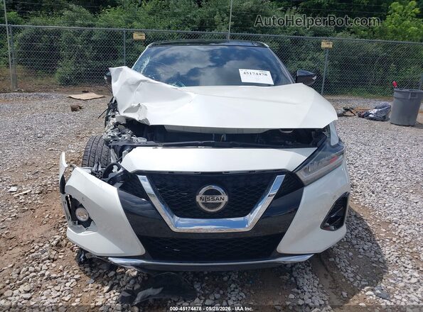 1N4AA6EVXLC367652 2020 NISSAN MAXIMA White Instrument cluster view