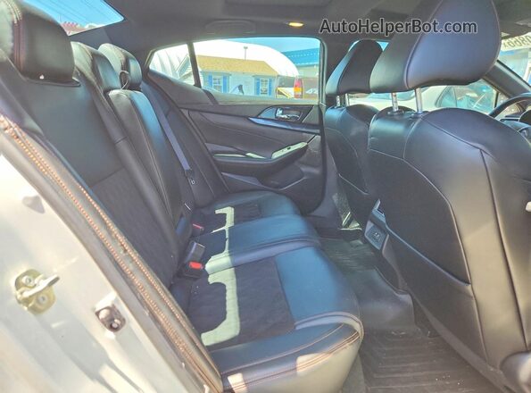 1N4AA6EVXLC384256 2020 NISSAN MAXIMA SR White Вид задніх сидінь