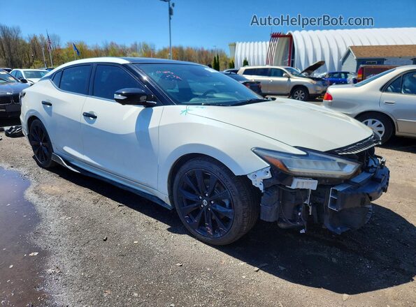 1N4AA6EVXLC384256 2020 NISSAN MAXIMA SR White Передня права чверть