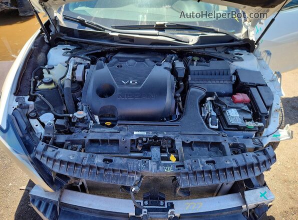 1N4AA6EVXLC384256 2020 NISSAN MAXIMA SR White Вид задньої частини салону