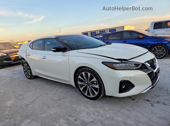 1N4AA6FV0PC507115 2023 NISSAN MAXIMA Белый Передняя правая четверть
