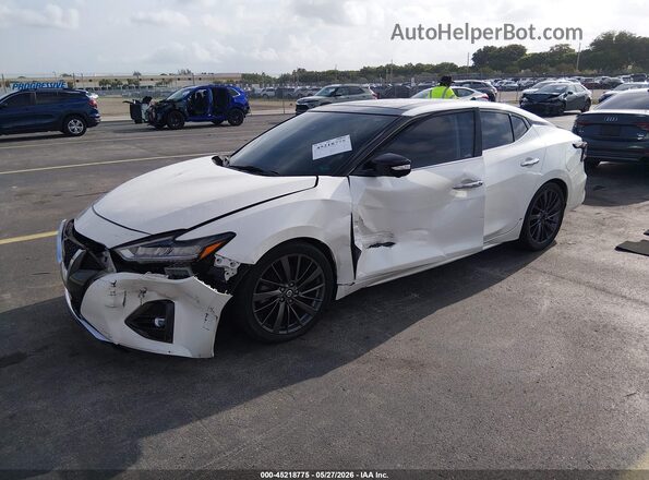 1N4AA6FV3LC380709 2020 NISSAN MAXIMA White Առջևի ձախ երեք քառորդ տեսարան
