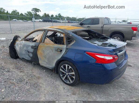 1N4AL3AP0GC242889 2016 NISSAN ALTIMA Синий Задняя левая четверть