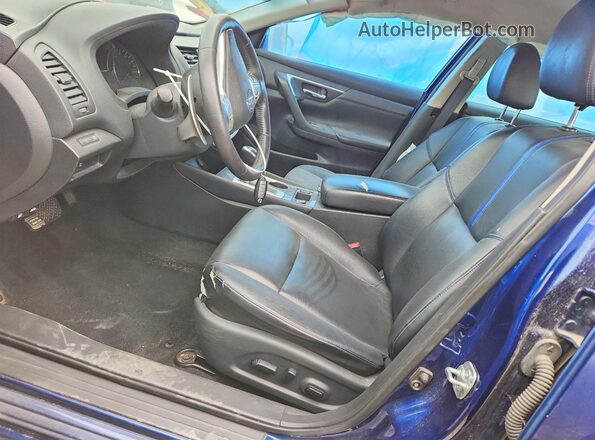1N4AL3AP0JC148860 2018 NISSAN ALTIMA Синий Вид салона спереди