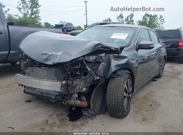 1N4AL3AP0JC193619 2018 NISSAN ALTIMA Gray Передня ліва чверть