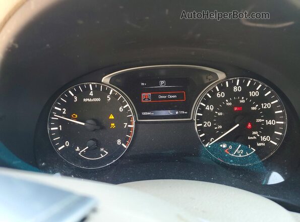 1N4AL3AP1GC122762 2016 NISSAN ALTIMA Gray Вид щитка приладів