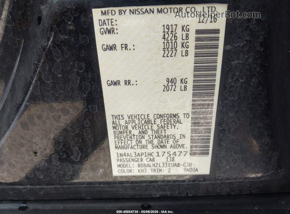 1N4AL3AP1HC175477 2017 NISSAN ALTIMA Black 
