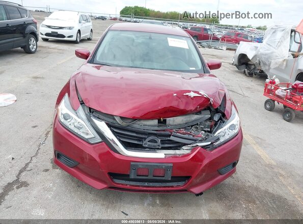1N4AL3AP1HC236472 2017 NISSAN ALTIMA Red Widok z przodu