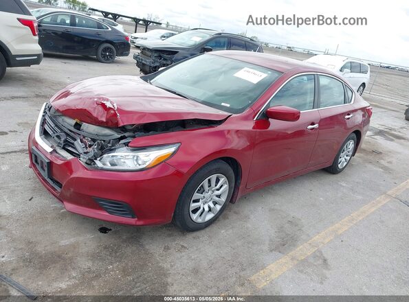 1N4AL3AP1HC236472 2017 NISSAN ALTIMA Red Przód lewy