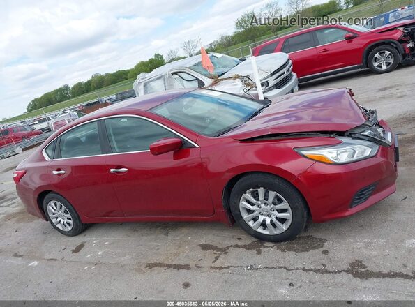 1N4AL3AP1HC236472 2017 NISSAN ALTIMA Red Widok wnętrza z tyłu