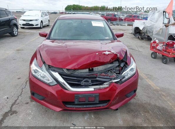 1N4AL3AP1HC236472 2017 NISSAN ALTIMA Red Widok zestawu wskaźników