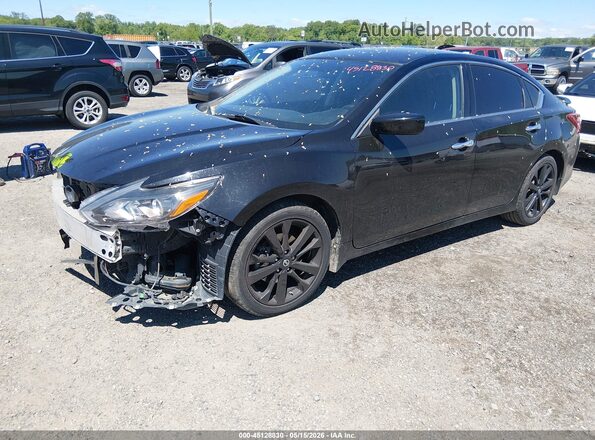 1N4AL3AP1JC281627 2018 NISSAN ALTIMA Black Vista tres cuartos delantera izquierda