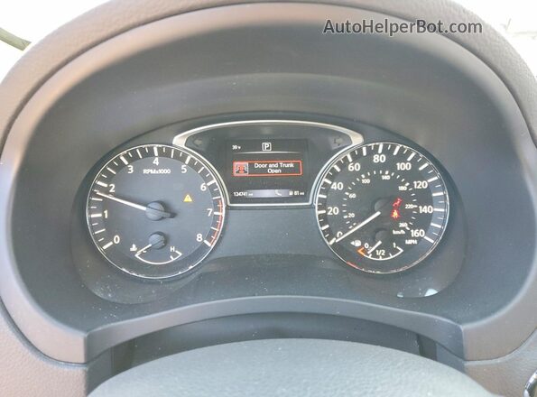 1N4AL3AP2GC124584 2016 NISSAN ALTIMA Black ხელსაწყოთა პანელის ხედი