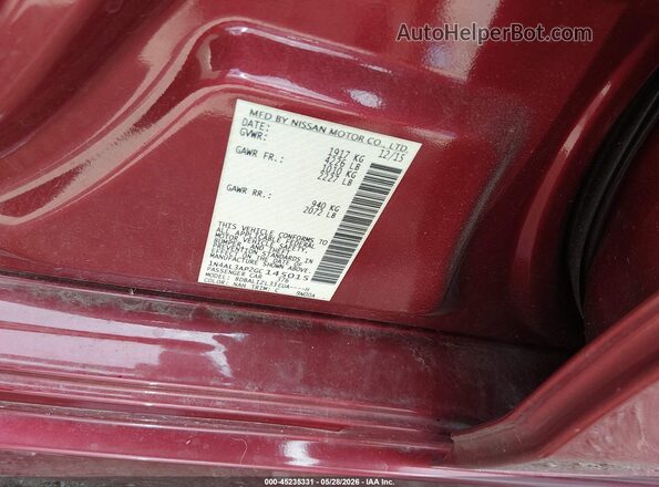 1N4AL3AP2GC145015 2016 NISSAN ALTIMA Gold Вид підкапотного простору