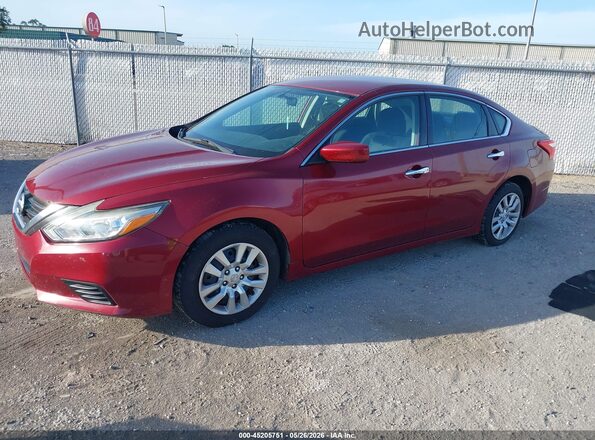1N4AL3AP2GN345218 2016 NISSAN ALTIMA Maroon წინა მარცხენა ხედი სამი მეოთხედიდან