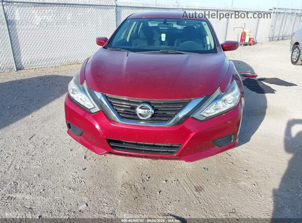 1N4AL3AP2GN345218 2016 NISSAN ALTIMA Maroon ხელსაწყოთა პანელის ხედი
