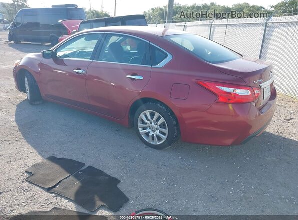 1N4AL3AP2GN345218 2016 NISSAN ALTIMA Maroon უკანა მარცხენა