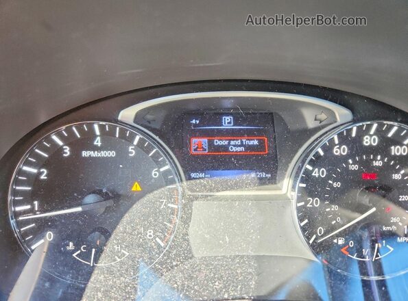 1N4AL3AP2HC294204 2017 NISSAN ALTIMA Silver Widok zestawu wskaźników