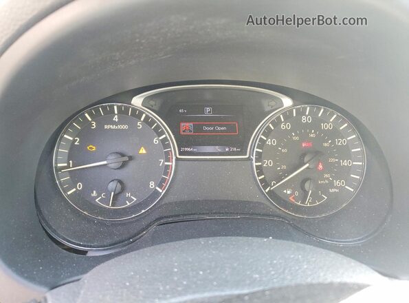 1N4AL3AP3GC150661 2016 NISSAN ALTIMA Blue Սարքավորումների վահանակի տեսք
