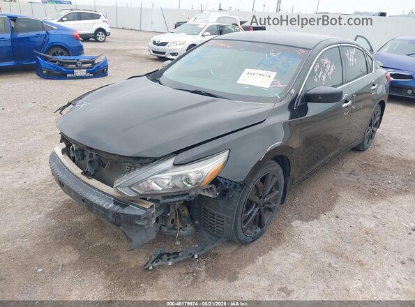 1N4AL3AP3JC164583 2018 NISSAN ALTIMA Black Передня ліва чверть