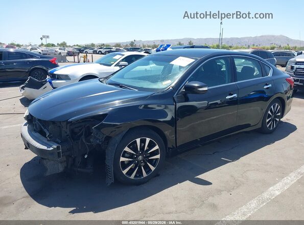 1N4AL3AP3JC275845 2018 NISSAN ALTIMA Черный Передняя левая четверть