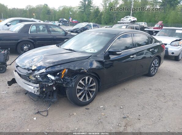 1N4AL3AP4HC164098 2017 NISSAN ALTIMA Black Առջևի ձախ երեք քառորդ տեսարան