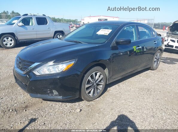 1N4AL3AP4HN316269 2017 NISSAN ALTIMA Black Առջևի ձախ երեք քառորդ տեսարան