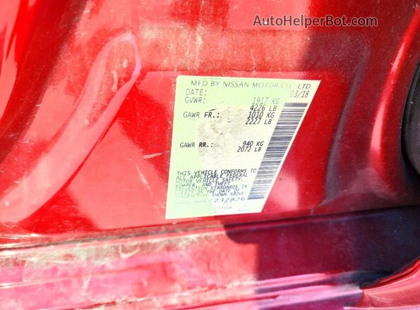 1N4AL3AP4JC232826 2018 NISSAN ALTIMA Burgundy 
