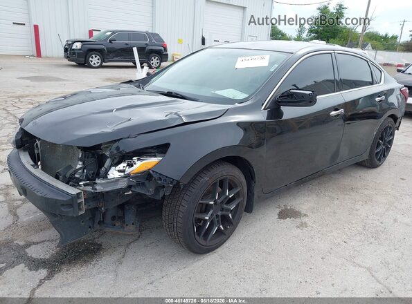 1N4AL3AP4JC288488 2018 NISSAN ALTIMA Black Передня ліва чверть