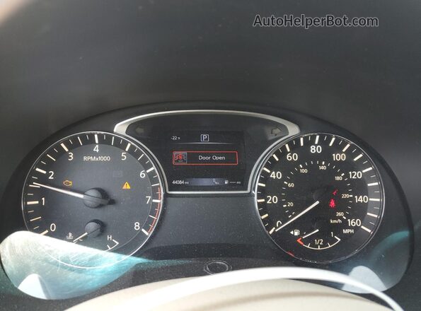 1N4AL3AP5GC284930 2016 NISSAN ALTIMA Red ხელსაწყოთა პანელის ხედი