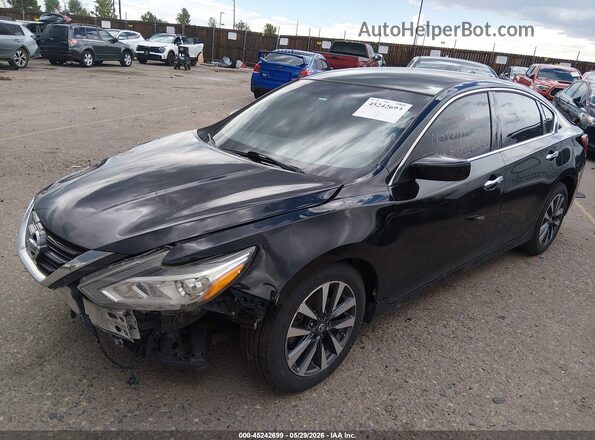 1N4AL3AP5HC167771 2017 NISSAN ALTIMA Black Առջևի ձախ երեք քառորդ տեսարան