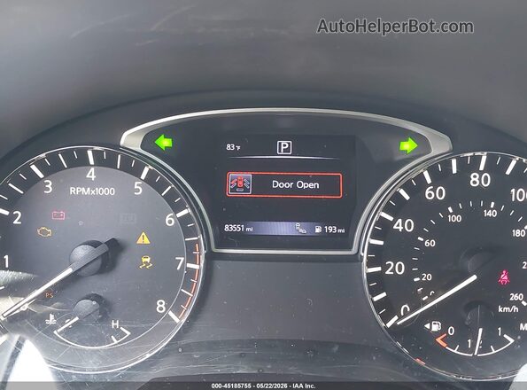 1N4AL3AP5HC171903 2017 NISSAN ALTIMA Gray Vista del cuadro de instrumentos