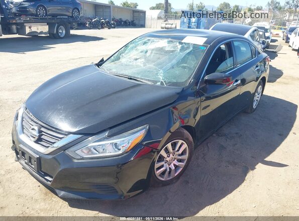1N4AL3AP5HC471781 2017 NISSAN ALTIMA Black წინა მარცხენა ხედი სამი მეოთხედიდან