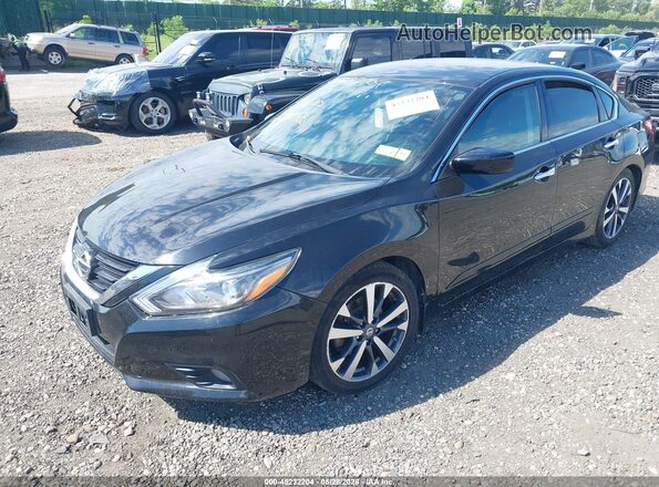 1N4AL3AP5HC474356 2017 NISSAN ALTIMA Black წინა მარცხენა ხედი სამი მეოთხედიდან