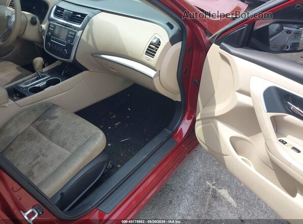 1N4AL3AP5HN313428 2017 NISSAN ALTIMA Red Widok wnętrza z przodu