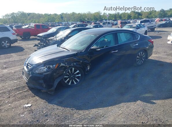 1N4AL3AP5JC147008 2018 NISSAN ALTIMA Черный Передняя левая четверть