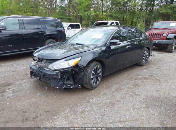 1N4AL3AP5JC239851 2018 NISSAN ALTIMA Black Առջևի ձախ երեք քառորդ տեսարան